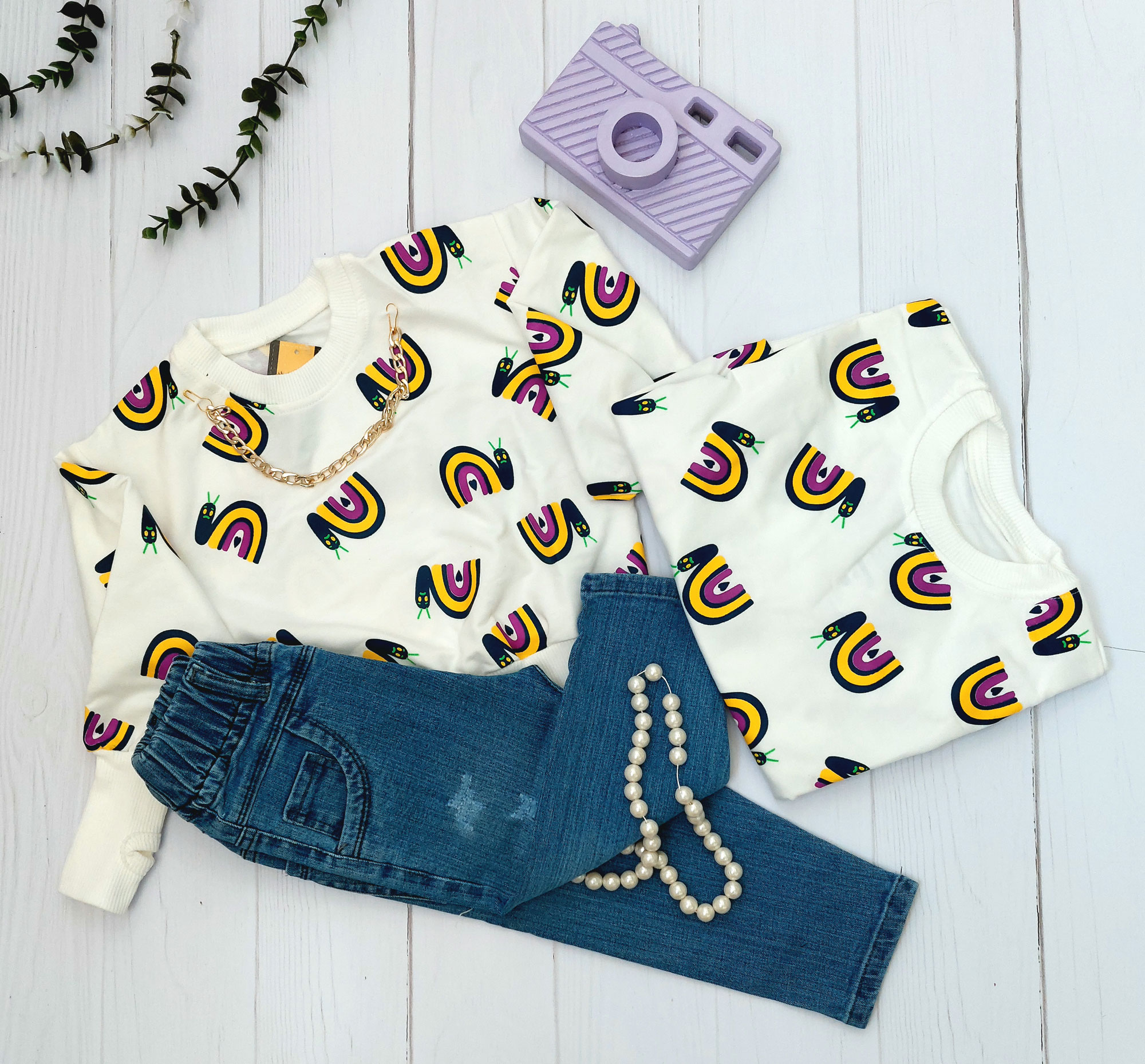 کراپ دخترانه فینگردار