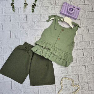 تاپ و شلوارک دخترانه | تاپ و شلوارک ارغوان