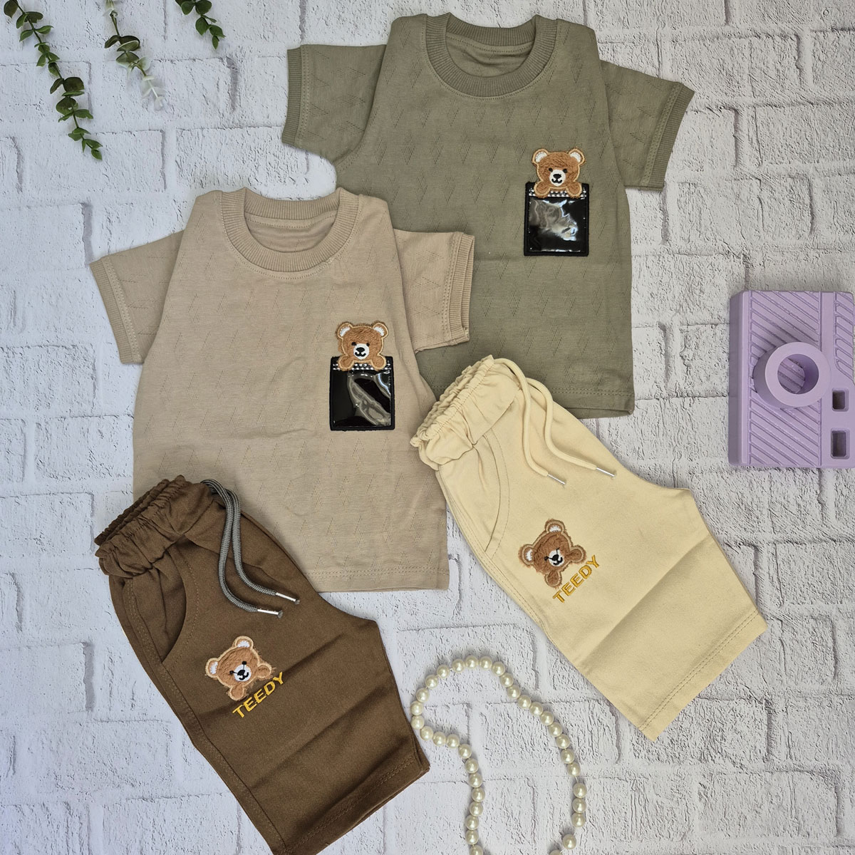 تیشرت و شلوارک تدی