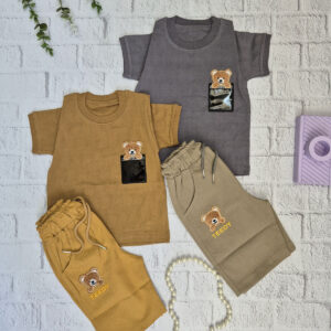 تیشرت و شلوارک بچگانه | تیشرت و شلوارک تدی | تیشرت و شلوارک پسرانه - Image 2