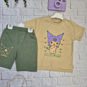 تاپ و شلوارک دخترانه | تاپ و شلوارک کرومی | تیشرت و شلوارک کرومی